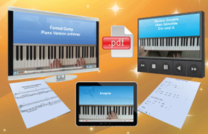 Lerne frei Klavier spielen im Gratis-Videokurs mit PDF