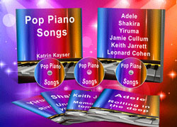 Mit dem Multimedia-Videokurs 4: Pop Piano Songs - frei Klavier spielen lernen